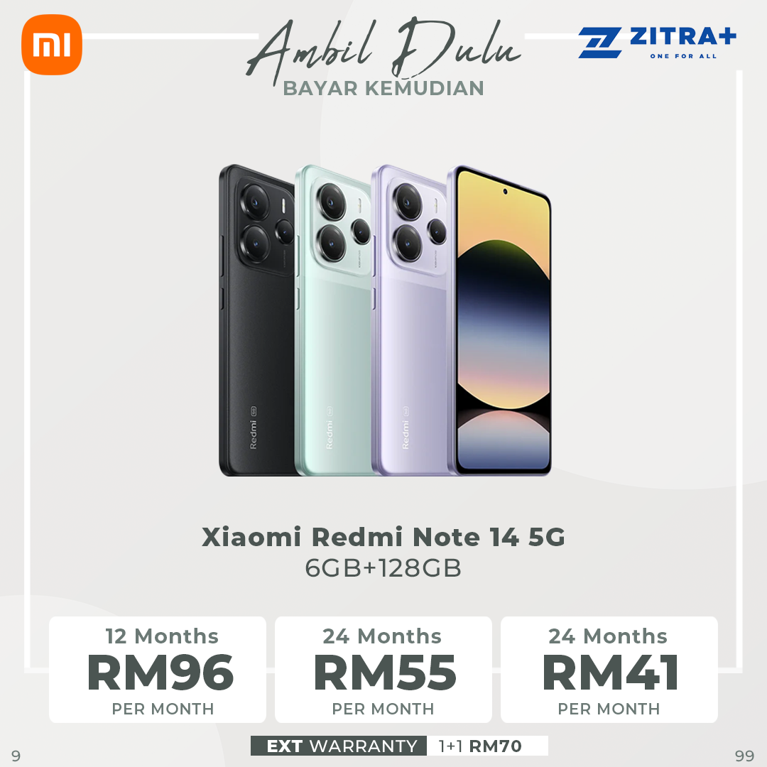 Xiaomi Redmi Note 14 5G | 108MP AI camera | 45W Turbo Charging With 5110mAh Battery | MediaTek Dimensity 7025-Ultra