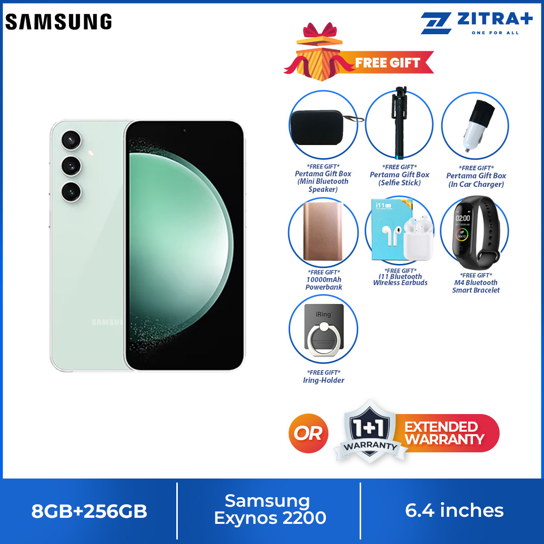 SAMSUNG Galaxy S23 FE 8GB+256GB | Nightography-Photo | High-quality-camera | Vision-Booster | Super Fast Charging | Smartphone with 1 Year Warranty 