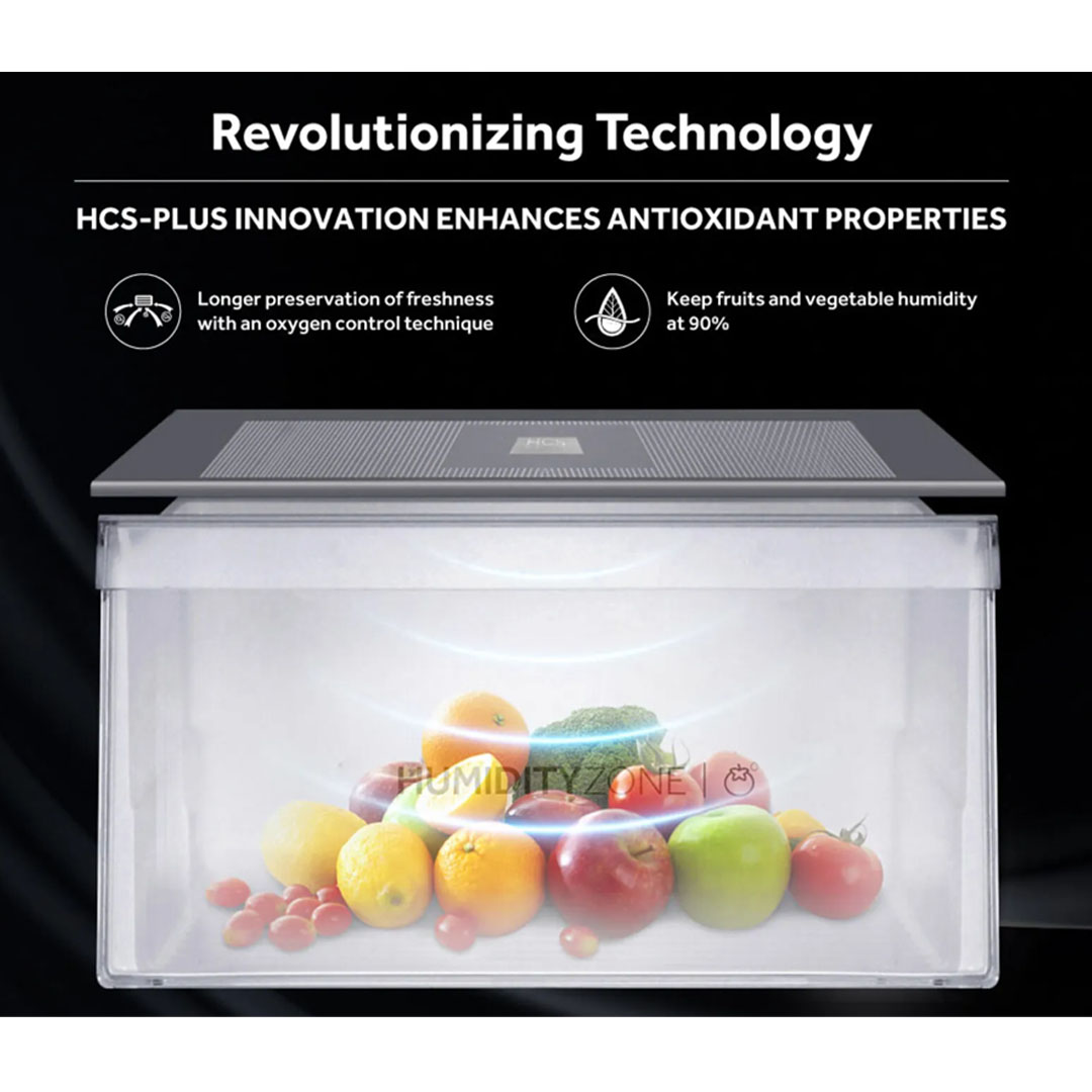 HAIER 630L Side-by-Side Twin Inverter Refrigerator HRF-689SI(GE) | Anti-Bacterial Door | H-DEO Fresh | CS Plus | Refrigerator with 2 Year Warranty