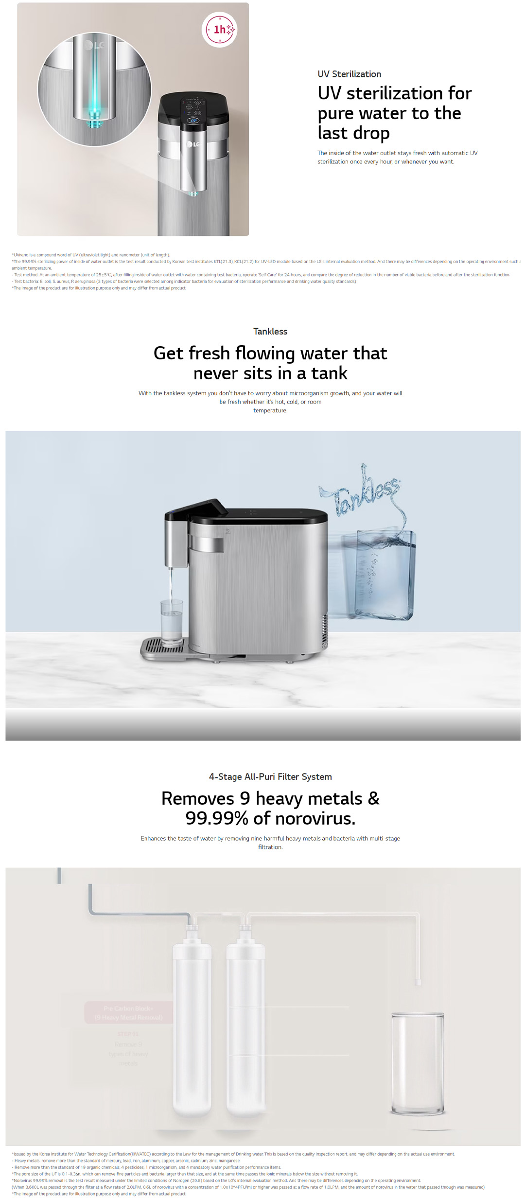 LG PuriCare™ Self-Service Tankless Water Purifier with 4-Stage Filtrat