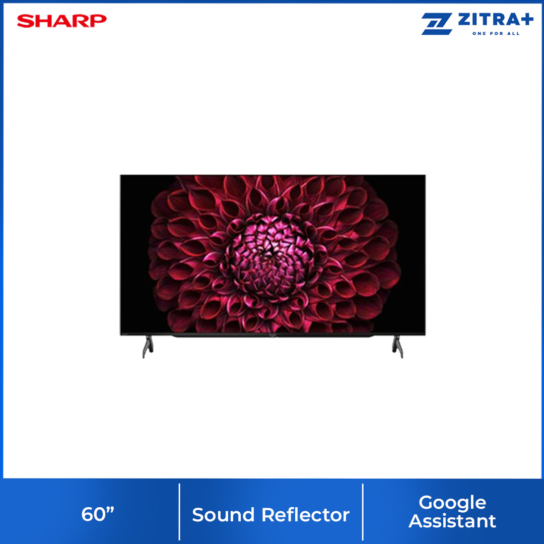 SHARP 50"/60"/65"/70" AQUOS 4K UHD Android TV | YouTube | Netflix | HDMI | USB | Auto Volume | App Store | Google Assistant | Sleep Timer | Bluetooth | Android TV with 2 Year Warranty