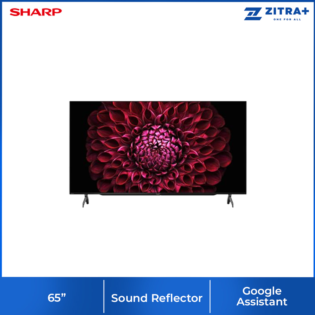 SHARP 50"/60"/65"/70" AQUOS 4K UHD Android TV | YouTube | Netflix | HDMI | USB | Auto Volume | App Store | Google Assistant | Sleep Timer | Bluetooth | Android TV with 2 Year Warranty