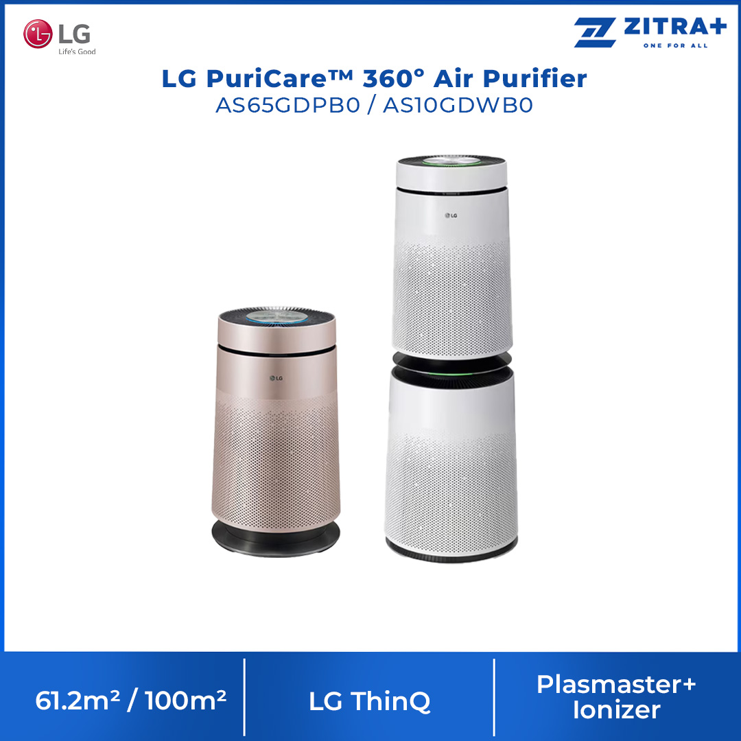 LG PuriCare 360º Air Purifier Malaysia Dual Booster AS10GDWB0