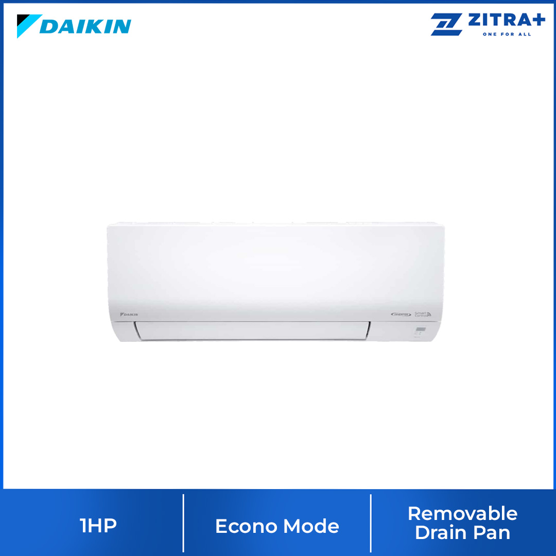 DAIKIN 1HP/1.5HP/2HP/2.5HP R32 Inverter Wireless (WiFi, Built in WiFi) Wall Mount Air Conditioner | Econo Mode | Smart Control | Gin-Ion Blue Filter | Air Conditioner with 1 Year Warranty