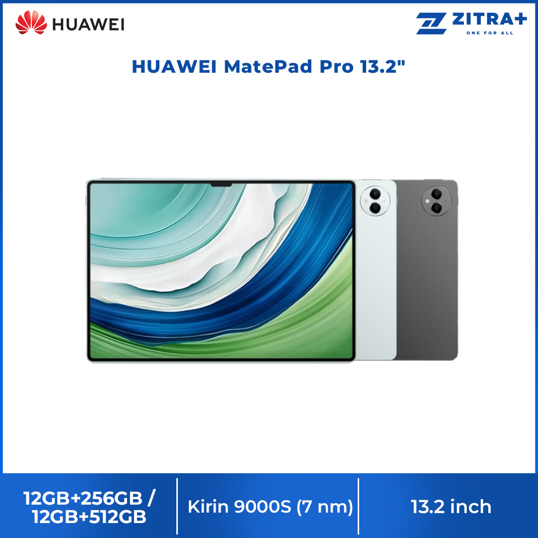 HUAWEI MatePad Pro 13.2" 12GB+256GB / 12GB+512GB | Flexible OLED Display | Ultimate Audiovisual Experience | Pro-level Productivity | Tablet with 1 Year Warranty