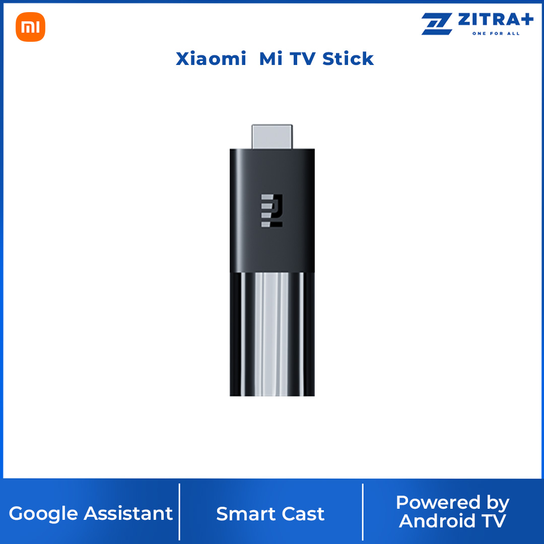 Xiaomi Mi TV Stick | Smart Cast | Premium Surround Sound | Android 9.0 | HDMI | Micro USB | Google Assistant | TV Stick with 1 Year Warranty