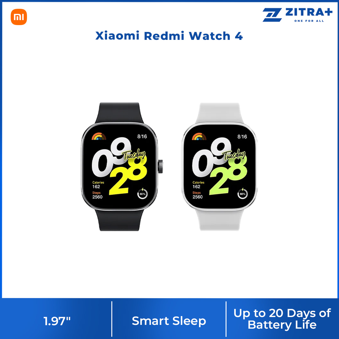 Redmi Watch 4: AMOLED, GNSS, Bluetooth calls, up to 20-day battery
