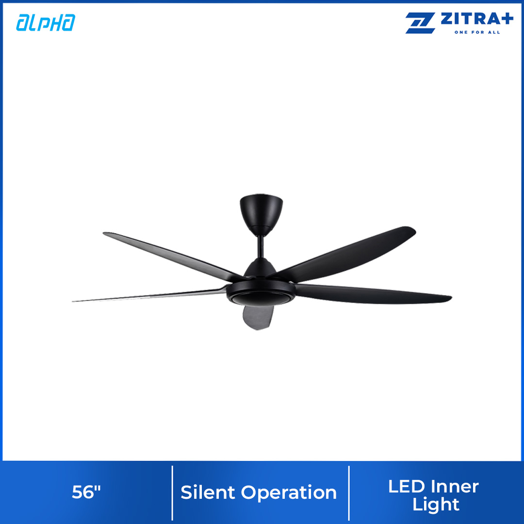 ALPHA 56" COSA 5 Blades Ceiling Fan M1-5B/56  | 6 Speed Available | AC Motor | ABS Blade | 5 Blades | Ceiling Fan with 1 Year Warranty