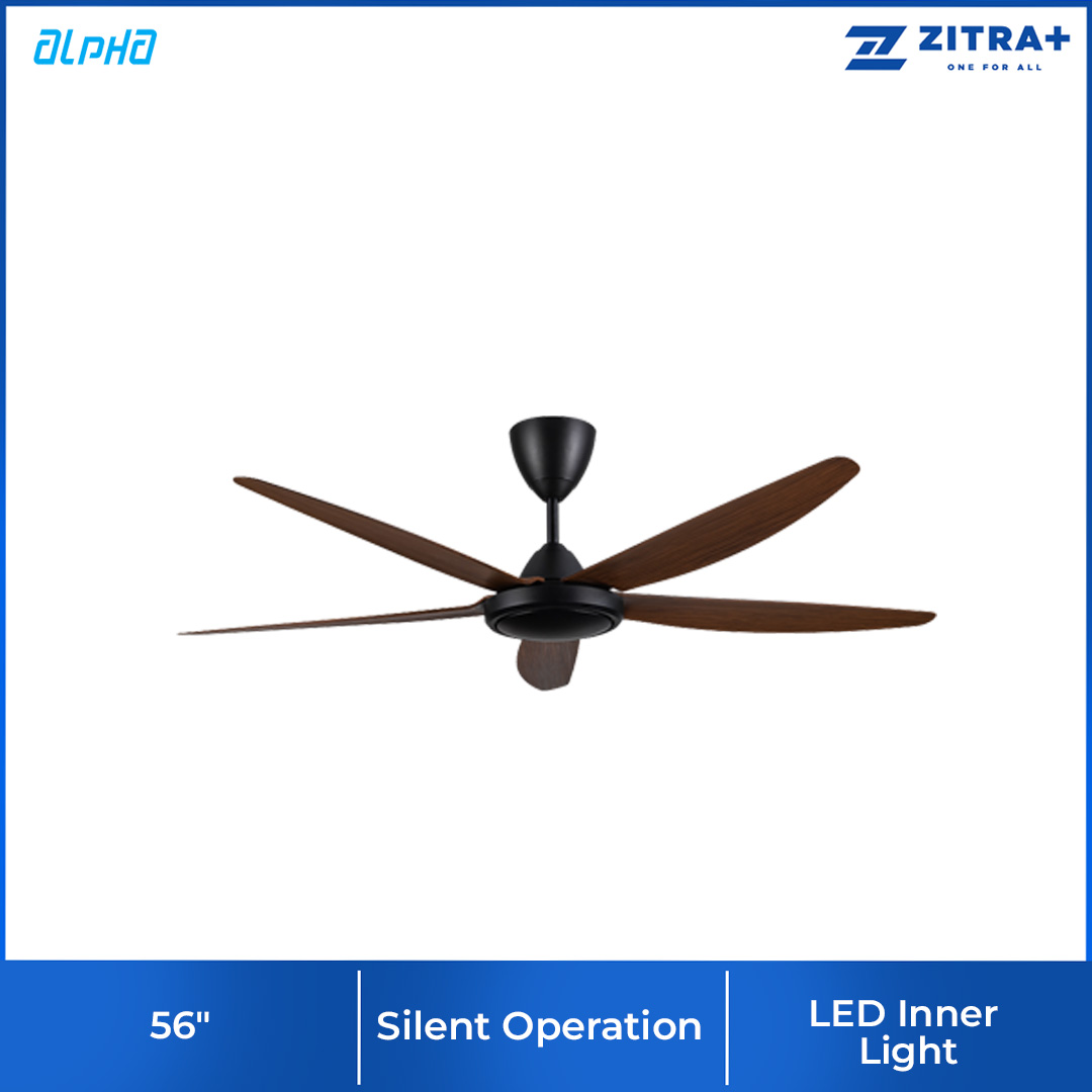 ALPHA 56" COSA 5 Blades Ceiling Fan M1-5B/56  | 6 Speed Available | AC Motor | ABS Blade | 5 Blades | Ceiling Fan with 1 Year Warranty