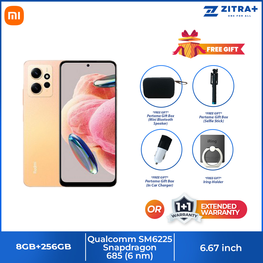 Xiaomi Redmi Note 12 8GB+256GB | 120Hz AMOLED Display | 5000mAh Battery | 33W Fast Charging | Reading Mode | IR Blaster | Smartphone with 1 Year Warranty