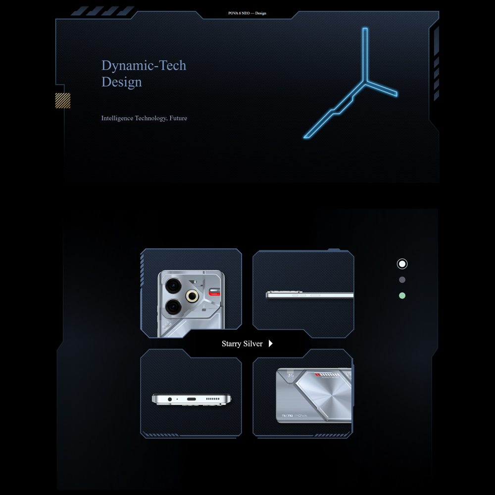 Tecno POVA 6 Neo 8GB+256GB | Mediatek Helio G99 Ultimate (6 nm) | Dual Sims | LTE