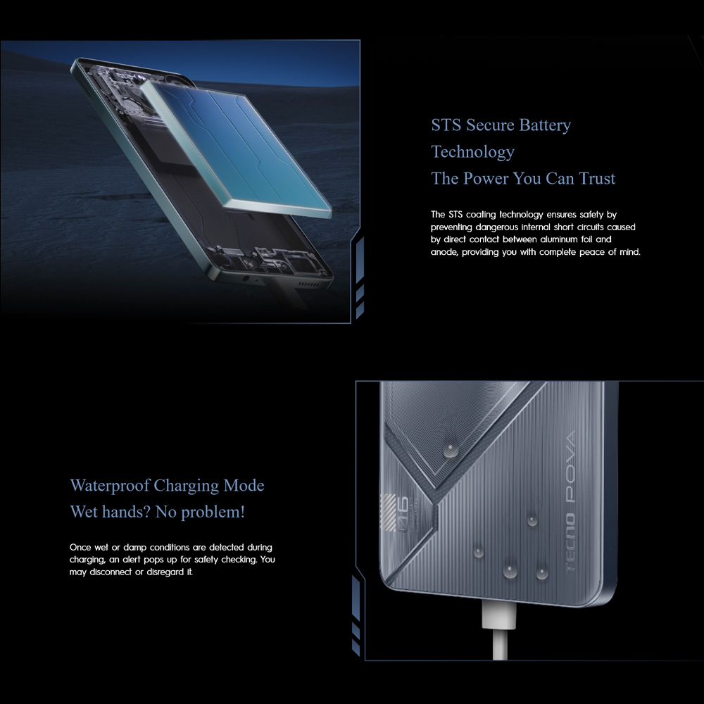 Tecno POVA 6 Neo 8GB+256GB | Mediatek Helio G99 Ultimate (6 nm) | Dual Sims | LTE