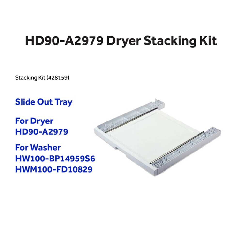 HAIER  Dryer Stacking Kit 428159 | Compatible with HD90-A2979 and HWM100-FD10829
