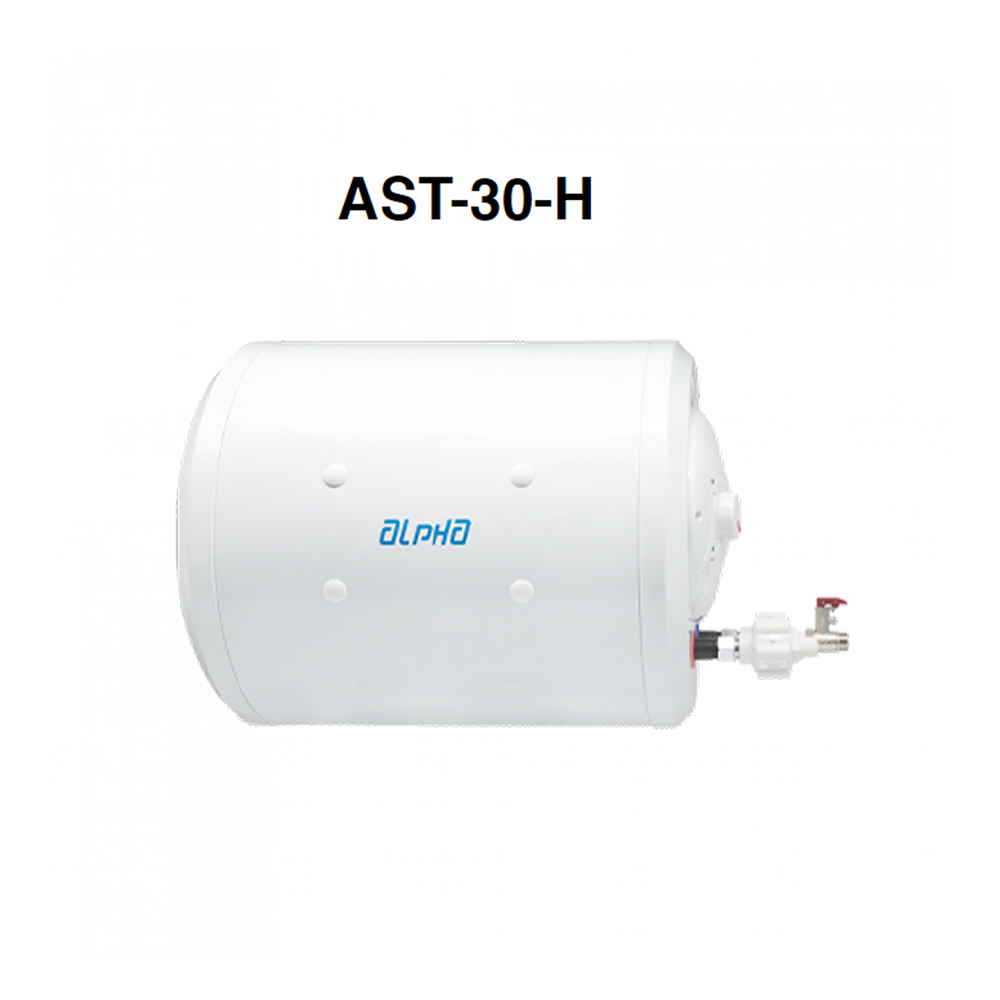 ALPHA 30L/50L/70L Horizontal Storage Water Heater AST-30-H/AST-50-H/AST-70-H | Multiple Size | Thermal Cut-Off