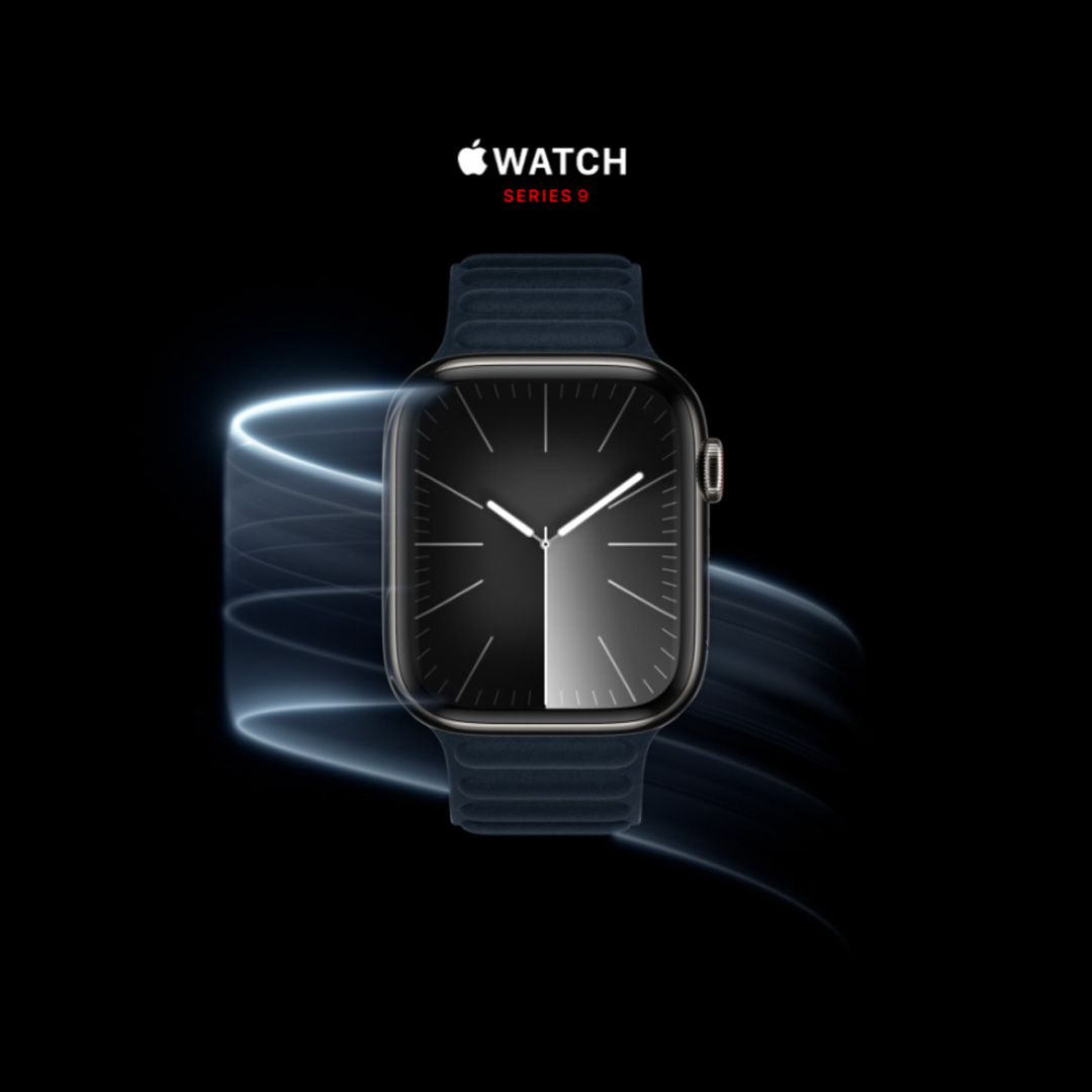 Apple Watch Series 9 Starlight Aluminium Case with Sport Band | 41mm/44mm | GPS/GPS+Celullar | 1.9" Display | 308mAh Battery | Crash Detection | Fall Detection | Smart Watch with 1 Year Warranty