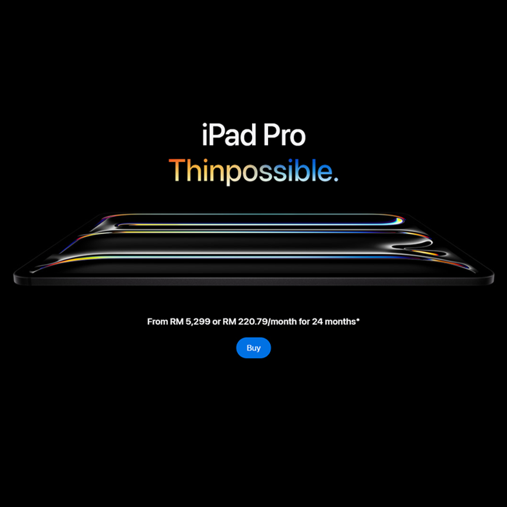 Apple iPad Pro 13-inch (4th generation) Wi-Fi + Cellular 2024 16GB+2TB / 16GB+1TB / 8GB+512GB / 8GB+256GB | All-new pro design | Ultra Retina XDR | All-new Apple Pencil Pro |  1  Year General Warranty