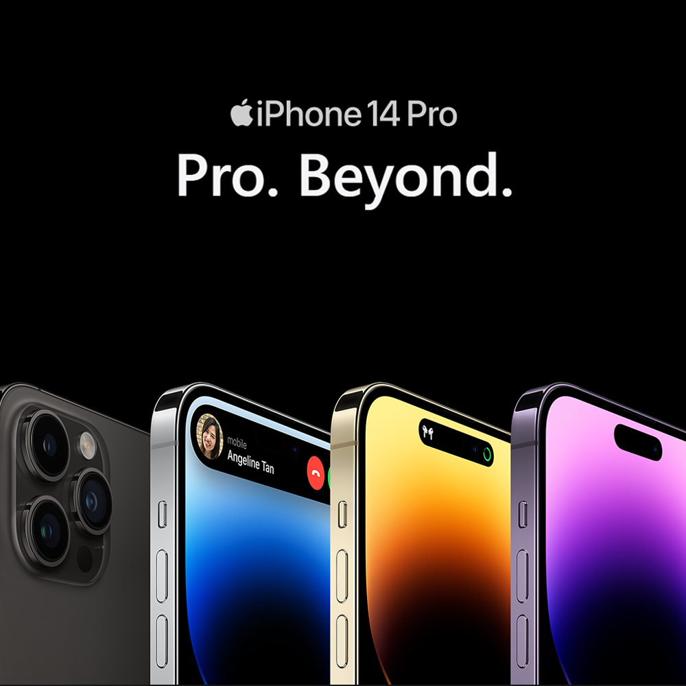 Apple iPhone 14 Pro 6GB+256GB | 48 MP Main Camera | Apple A16 Bionic (4 nm) | Water Resistance | 1  Year General Warranty