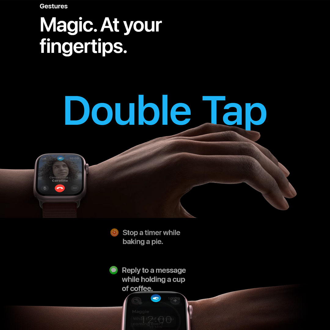 Apple Watch Series 9 Pink Aluminum Case with Pink Solo Loop - GPS + Cellular | Carbon-Neutral | Powerful insights at a glance | Crash Detection | Apple Watch with 1 Year Warranty