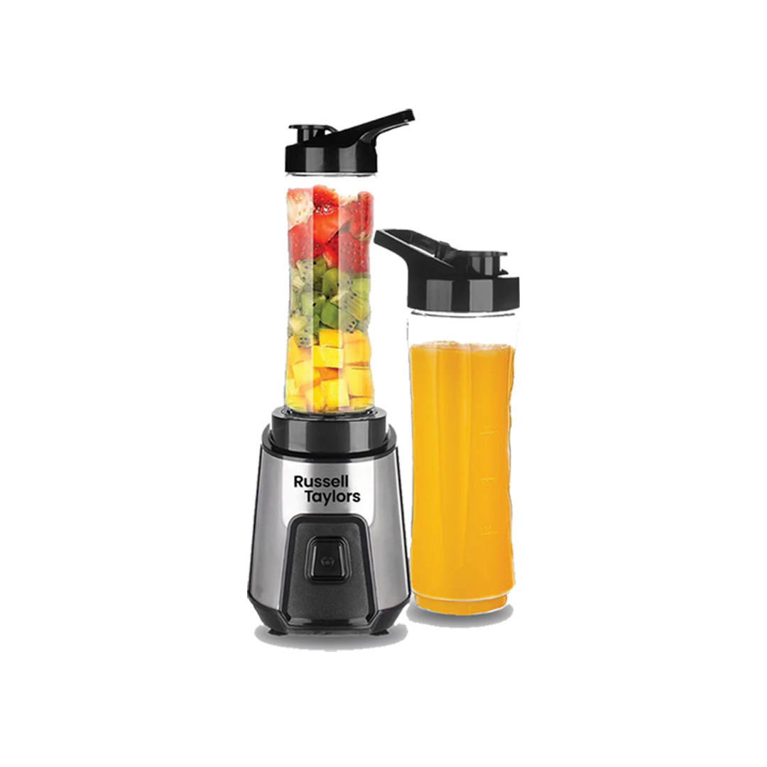 Russell Taylors 0.6L Compact Personal Blender B1 | 250W Power | BPA Free Containers | Nutrient Extraction | Blender with 2 Year Warranty