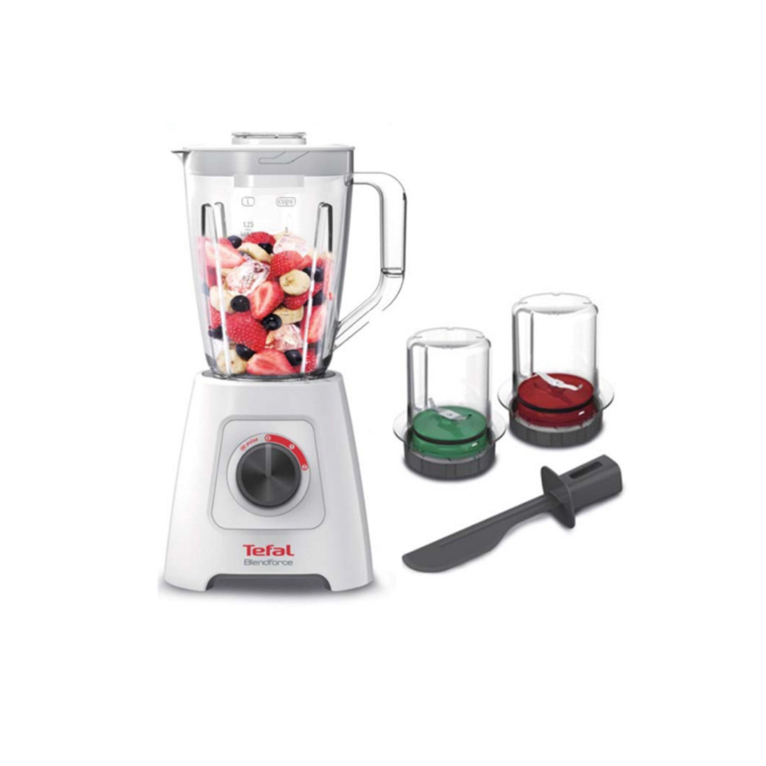 Tefal 2L Blendforce 2 Blender with Grinder Chopper BL4291 | 600W | Powelix Technology | Smart Lock | Cord Storage | Blender with 2 Year Warranty
