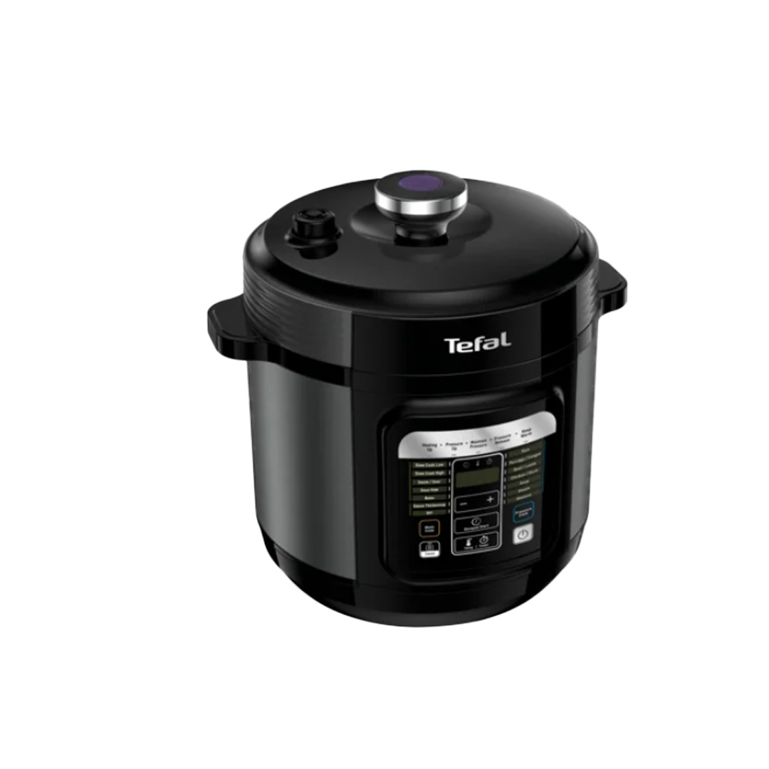 Tefal 6L Home Chef Smart Multicooker (Pressure Cooker) CY601D+XA622D | 15 Pre-set and Programs | Pre-set Timer up to 24 Hours | Dishwasher Friendly | Cooker with 2 Year Warranty