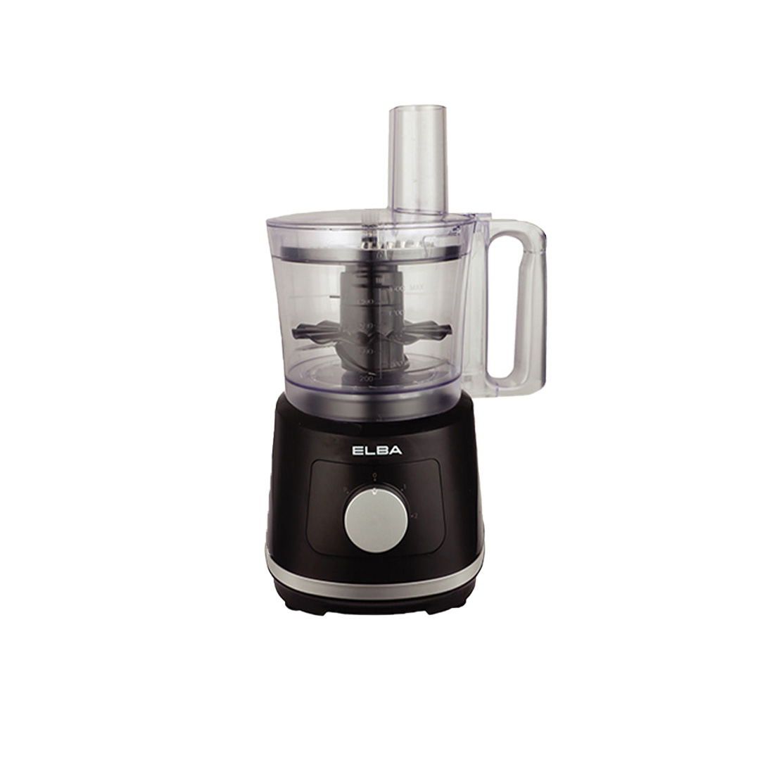 ELBA 2.4L Food Processor EFP-K2480(BK) | 800W Power Consumption | 2-Speed With Pulse Function | Safety Locking System | Food Processor with 1 Year Warranty