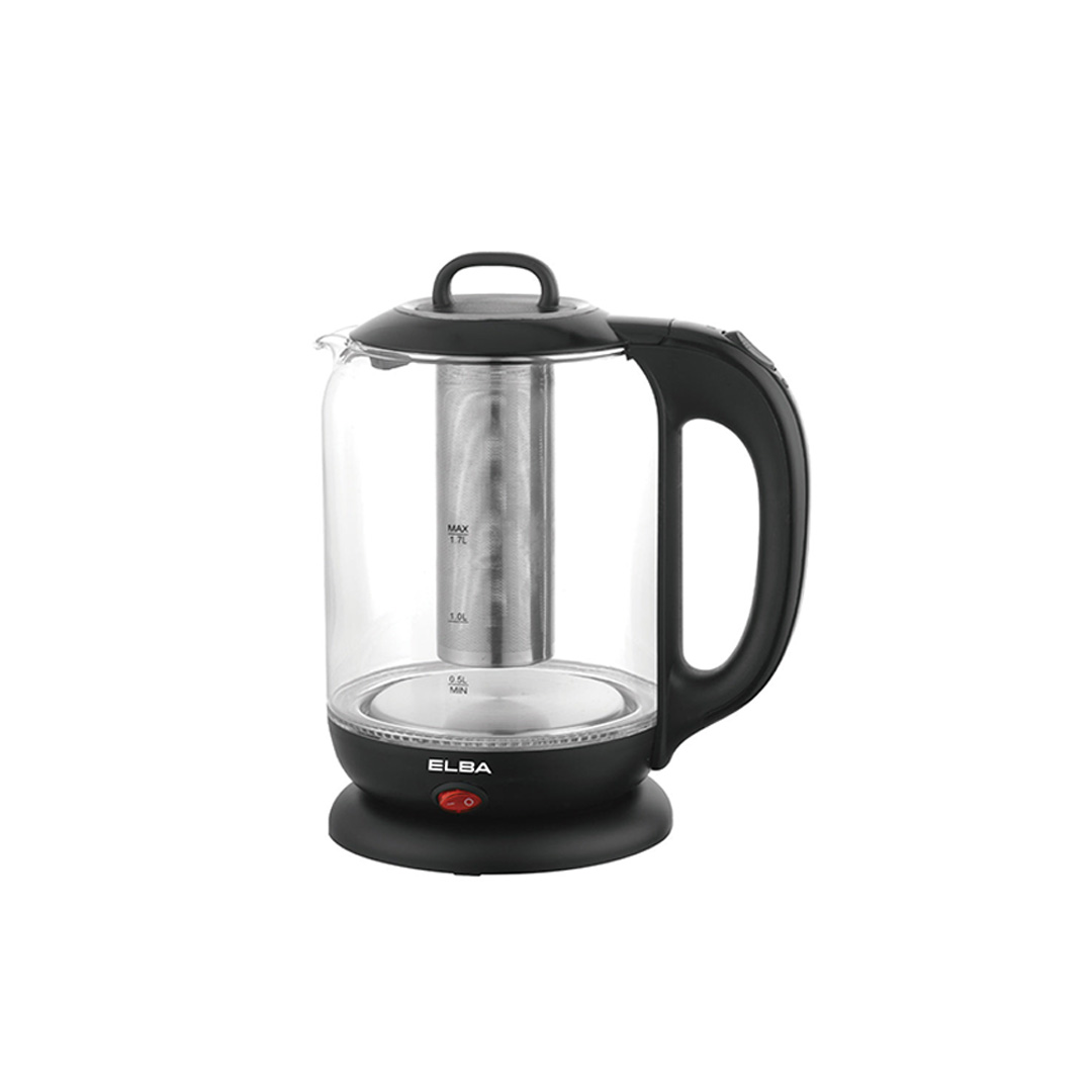 ELBA 1.7L Jug Kettle EJK-J1725KG(BK) | Water Level Indicator | Dry Boiled Protection | Automatic Boiling & Switch Off | Jug Kettle with 1 Year Warranty