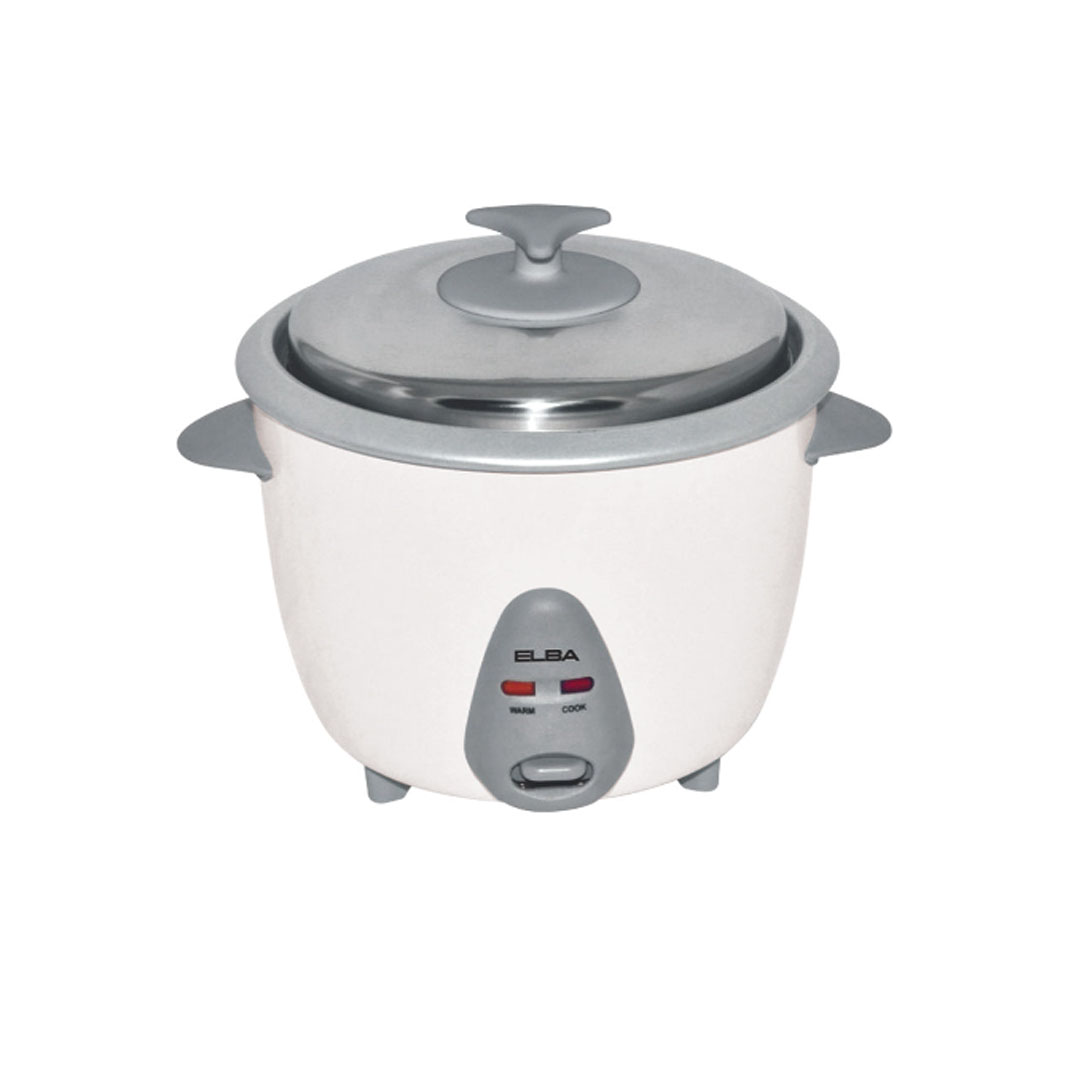 ELBA 1L/1.8L/2.8L Rice Cooker ERC-2866T/ERC-1866T/ERC-2866T | Cook & Automatic Keep Warm | Stainless Steel Lid | Cool Touch Handle | Rice Cooker with 1 Year Warranty