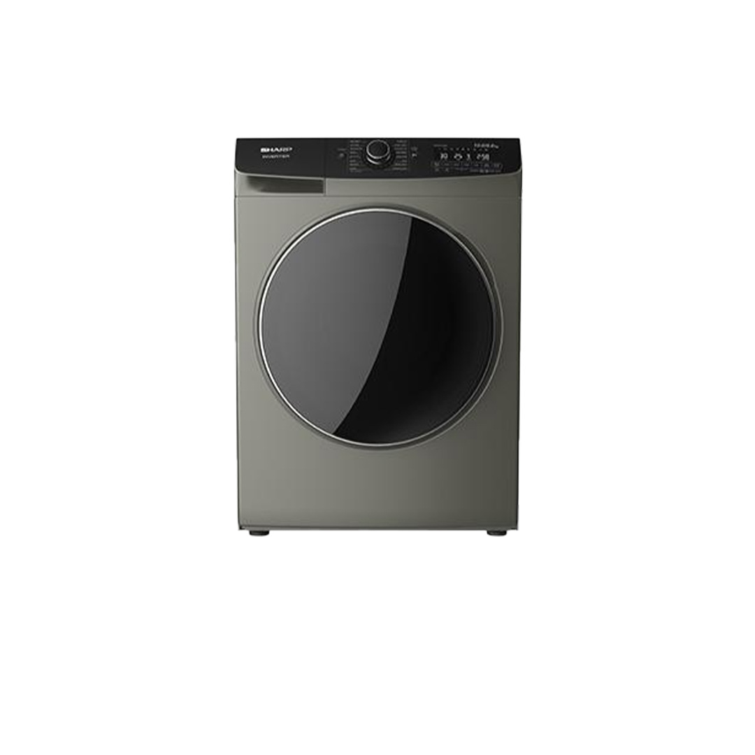 SHARP 10.5KG/7KG Front Load J-Tech Inverter Washer Dryer ESFK1252SMG | Quick Wash | Child Lock | Heat Wash | Tub Clean | Washer Dryer with 1 Year Warranty