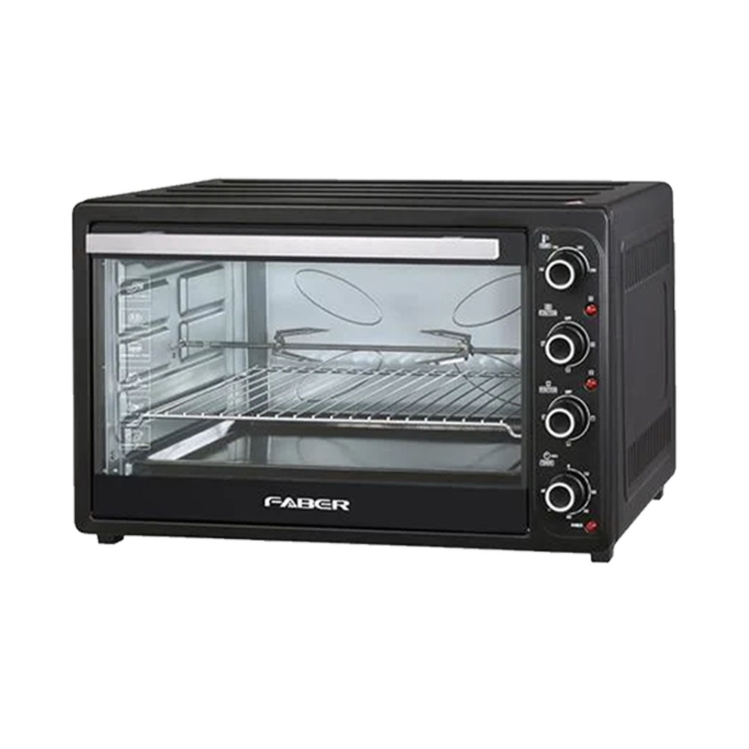 FABER 100L Electric Oven FEO R100 | 2200W | 6 Stages Function Selector Switch | Convection Function | 100 - 250 Degree Temperature Control | 60 minute Timer with Bell Ring | Oven with 1 Year Warranty