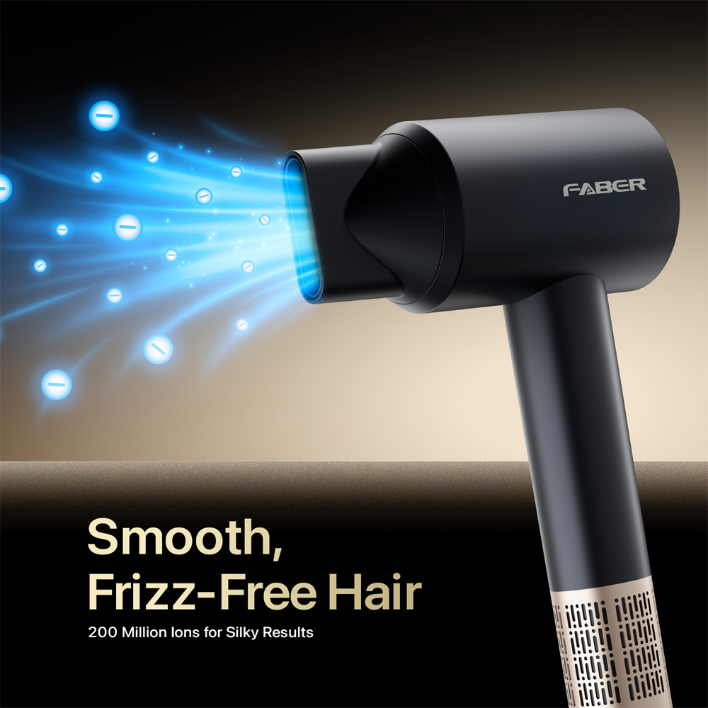 Faber 1800W FHD Aura Hair Dryer | LG1803BK/LR1801BK | Multiple Heat Settings | Cool Shot Button | Powerful Motor