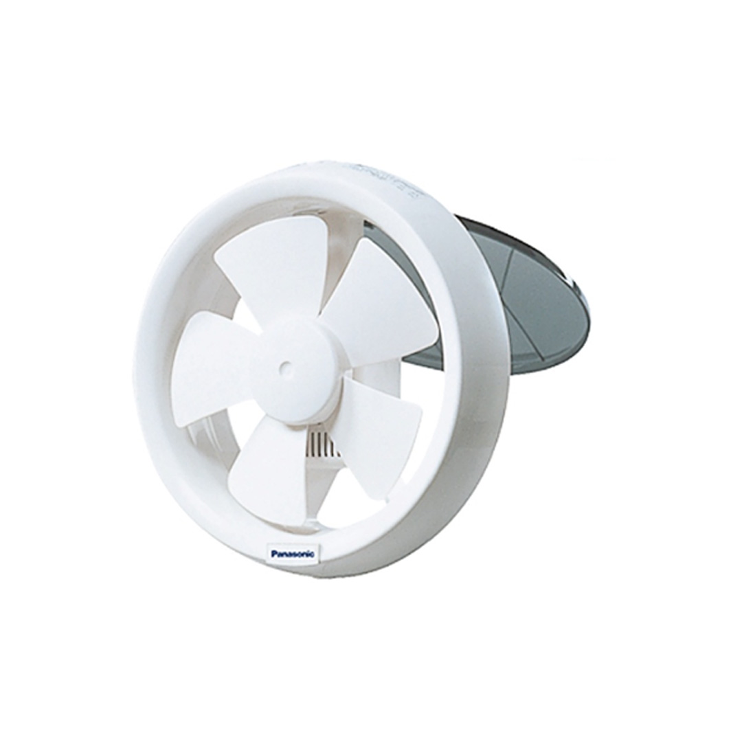 Panasonic 8" Glass Mount Ventilation Fan FV-20WU4VBH | Thermal Safety Fuse | Cord Operated Shutter For Easy Operation | Ventilation Fan with 1 Year Warranty