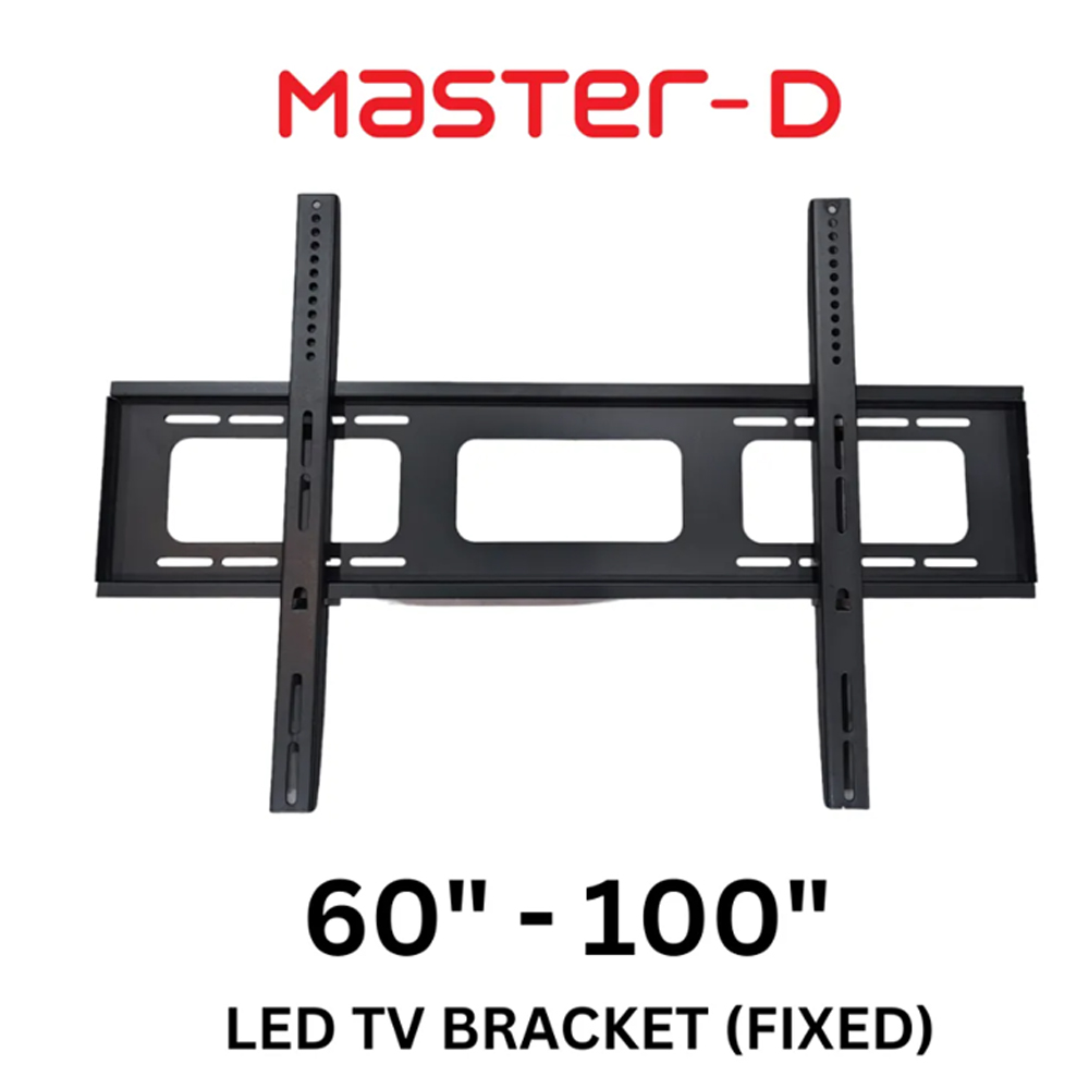 Master D 60"-120" LED TV BRACKET - Wall Mount (FIXED) GJ-106 | Max Weight: 150 kg | Wall Distance: 25 mm