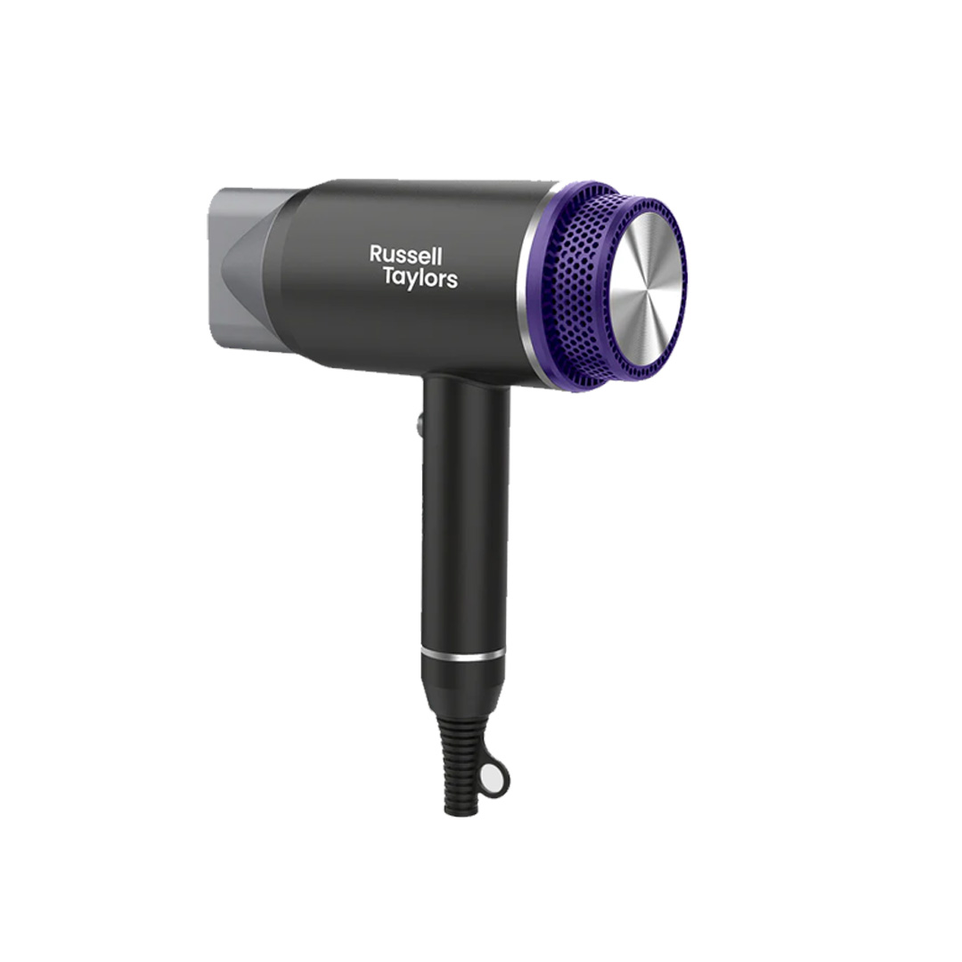 Russell Taylors 1800W Quick & Shine Hair Dryer HD2 | 3 Temperature Settings | Overheating Protection | 5 Distinctive Combinations | Hair Dryer with 2 Year Warranty