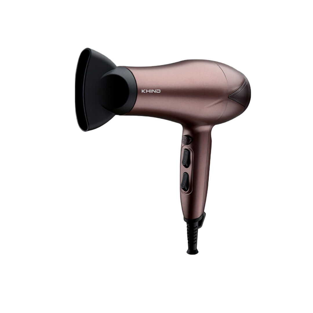 KHIND 2000W Hair Dryer with Ionizer HD2022 | Overheat Protection | 3-Heat | 2-Speed Settings | Negative Ion - Neutralize Static | Hair Dryer with 1 Year Warranty