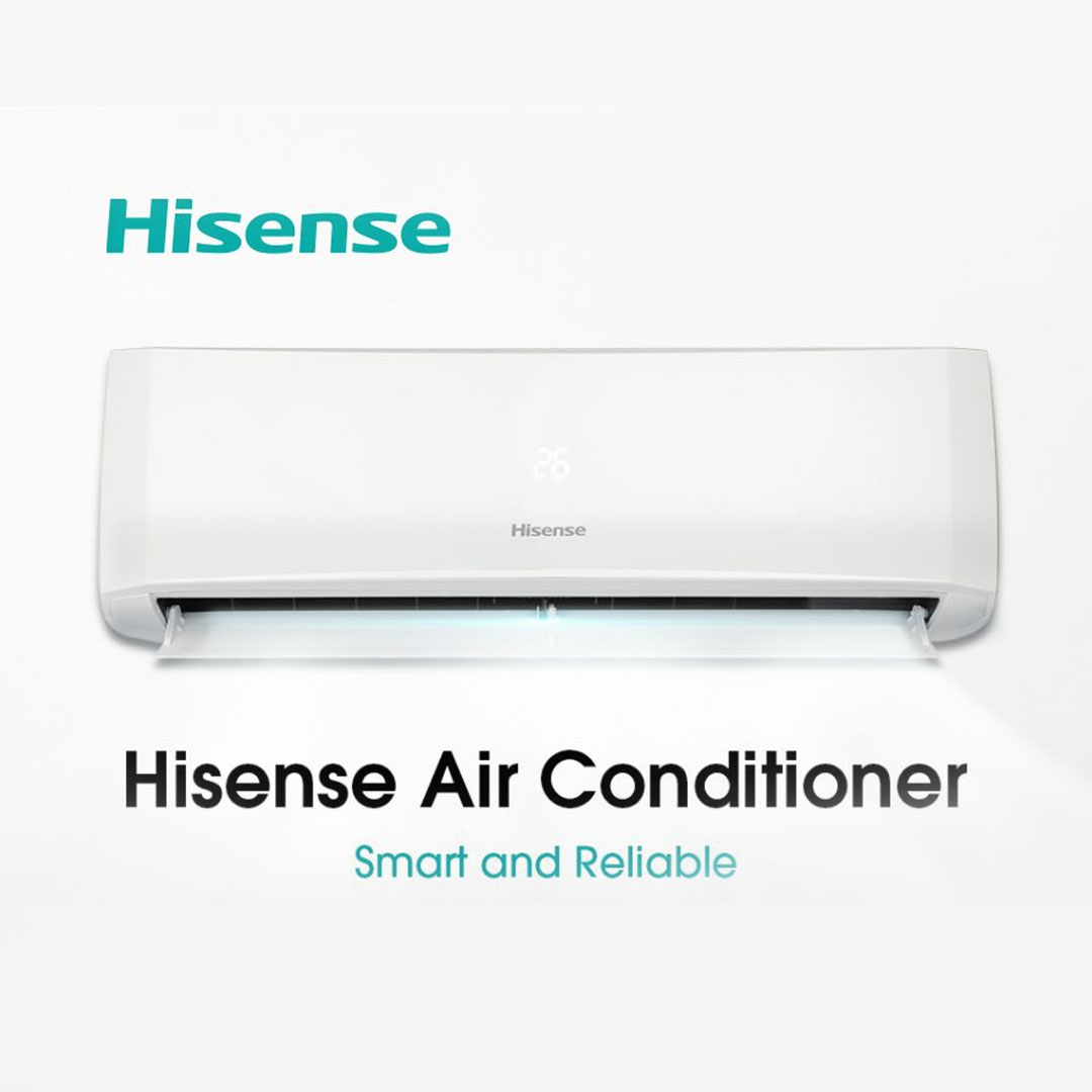 HISENSE 1HP R32 Non-Inverter Wall Mount Air Conditioner AN09CBG | LED display | Super Quite Mode | Gas Leaking Detection | Smart Mode - Auto run | Air Conditioner with 2 Years Warranty