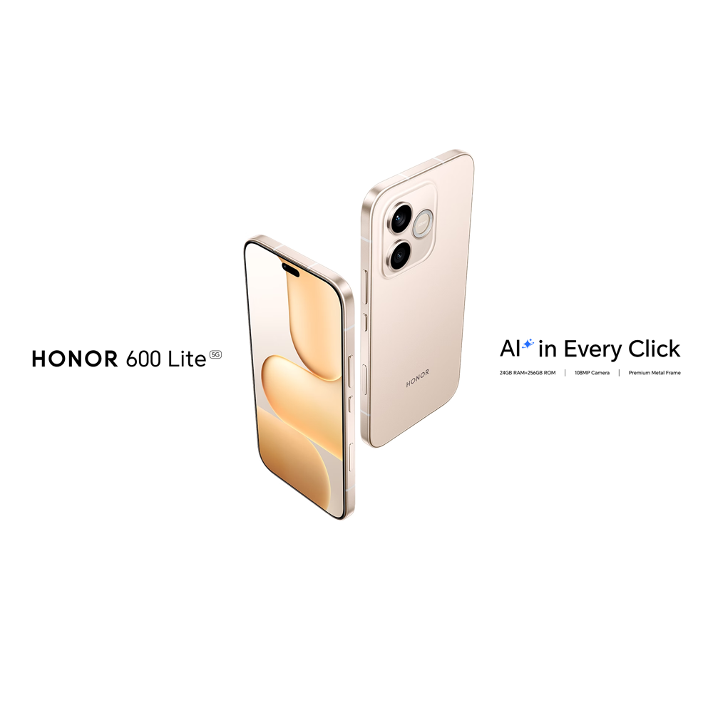 HONOR 600 Lite 12GB+256GB | 6.6 inch, AMOLED | 108MP Rear Camera | Mediatek Dimensity 7100 Elite (6 nm) | Android 16, MagicOS 10 | Li-Po 6520 mAh