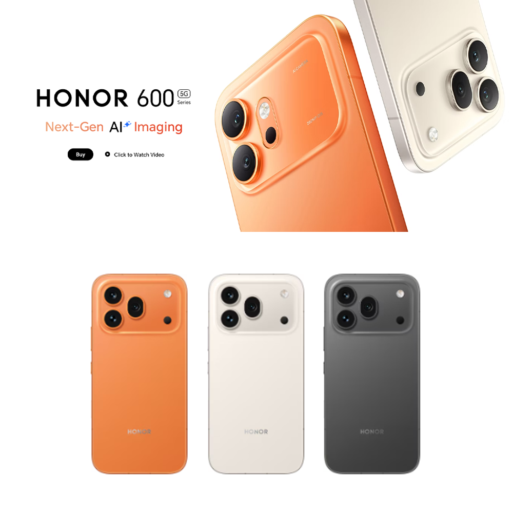 HONOR 600 Pro 12GB+256GB/ 12GB+512GB | 6.57 inch, AMOLED | 200MP Rear Camera | Qualcomm SM8750-AB Snapdragon 8 Elite (3 nm) | Li-Po 7000mAh 