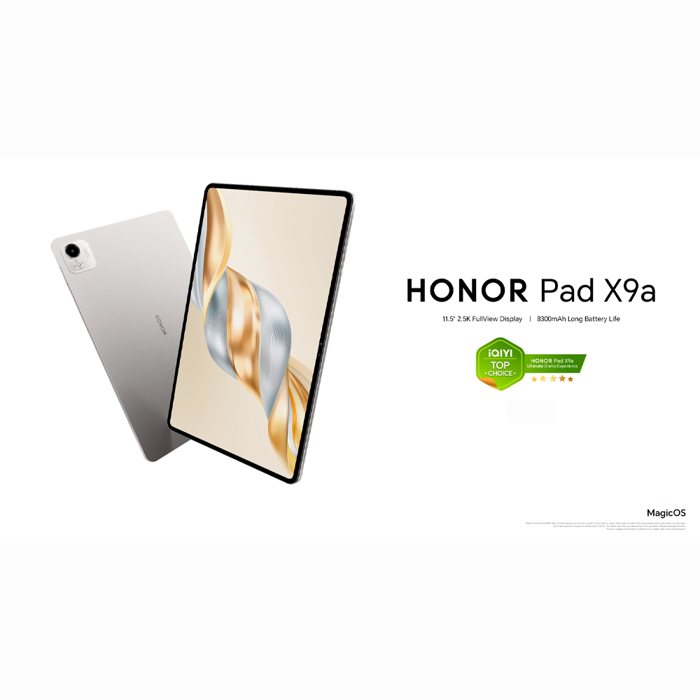 HONOR Pad X9a LTE 8GB+8GB+256GB / Wi-Fi 8GB+8GB+128GB | 11.5 inch | 8MP Rear Camera | Qualcomm SM6225 Snapdragon 685 (6 nm) | Li-Po 8300 mAh, 35W wired