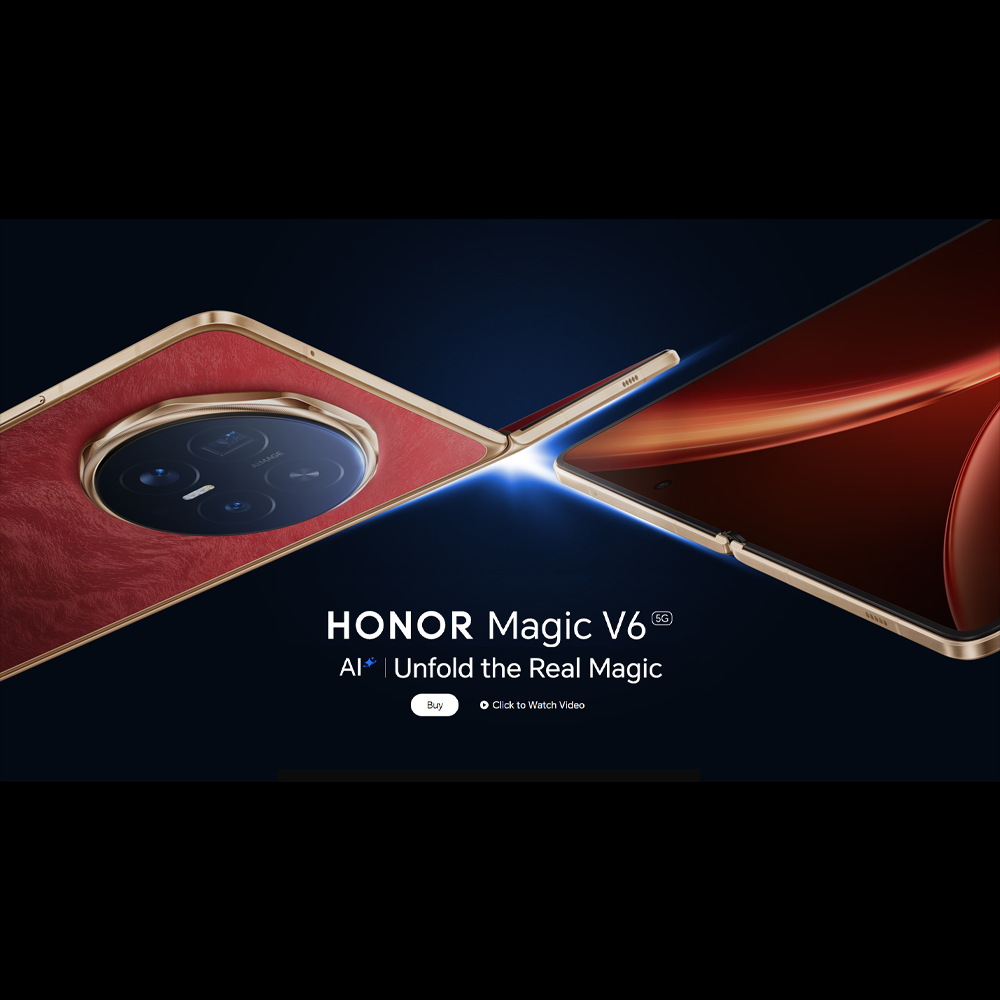 HONOR Magic V6  16GB+512GB / 16GB+1TB |Qualcomm Snapdragon® 8 Elite Gen 5 | 80W + 66W Dual SuperCharge |  IP68 & IP69