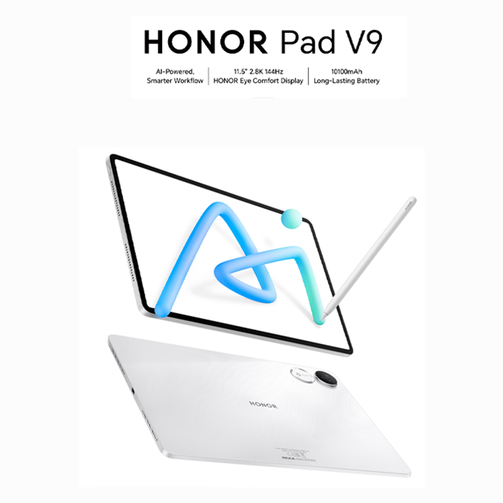 HONOR Pad V9 12GB+12GB+256GB | 11.5 inches | 13MP Camera | Mediatek Dimensity 8350 (4 nm) | Li-Po 10100mAh