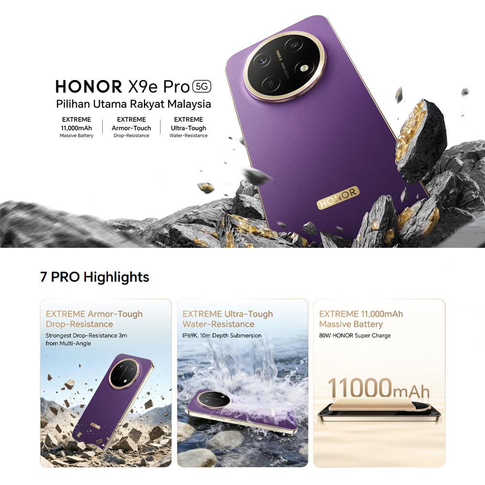 HONOR X9e Pro 5G 8GB+256GB/8GB+512GB | 6.8 inch, AMOLED | 108MP Rear Camera | Qualcomm SM6850 Snapdragon 6 Gen 5 (4 nm) | Li-Po 11000mAh,Fast charging 80W