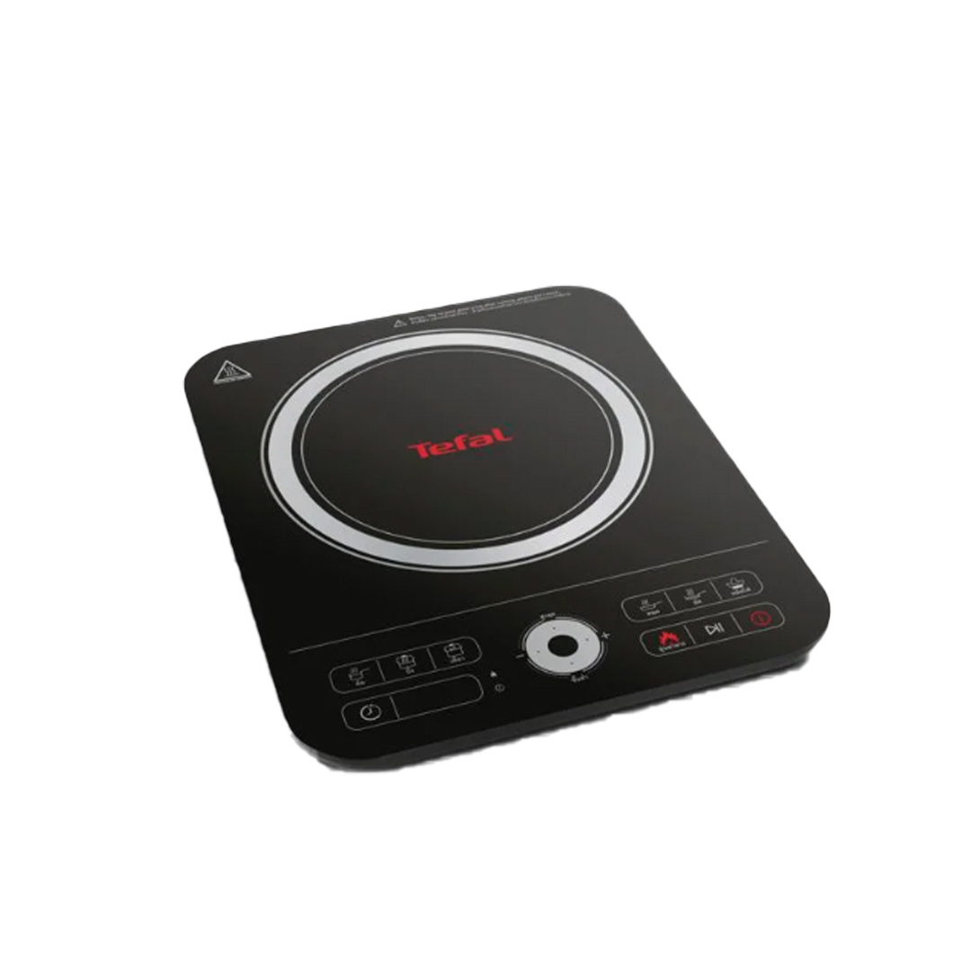Tefal 2100W Express Induction Hob IH7208 | 6 Cooking Functions | 10 Heating Levels  | Touch and Rotating Technology | Induction Hob with 2 Year Warranty