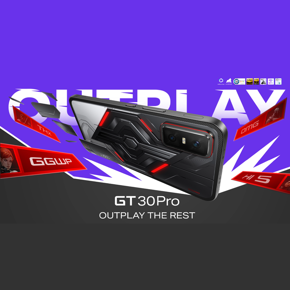 Infinix GT 30 Pro 12GB+256GB/ 12GB+512GB | 6.78 inch AMOLED | MediaTek Dimensity 8350 Ultimate | 108MP Main Camera | Li-Po 5500mAh