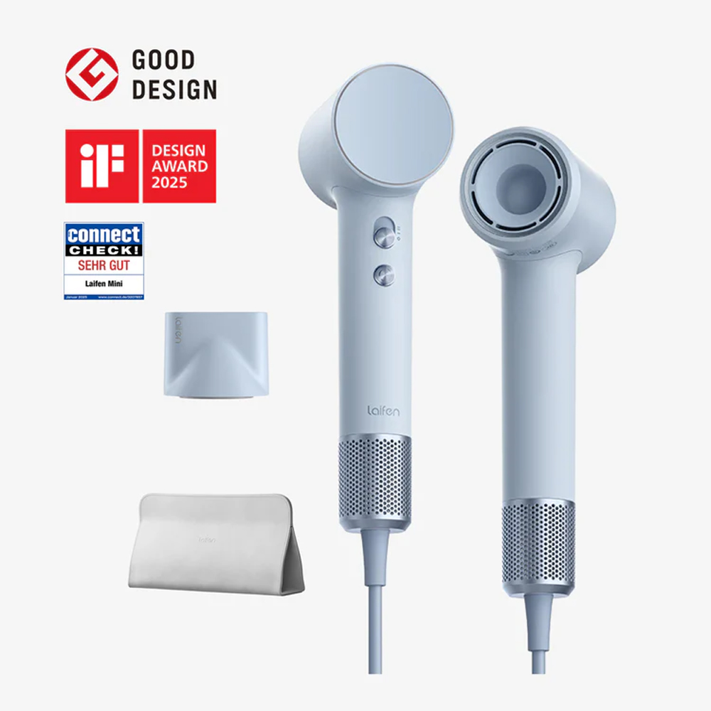 Laifen 1100W Mini Hair Dryer | SLF-MINI | Gentle Drying Mode | Fast drying |  Smart temperature monitoring