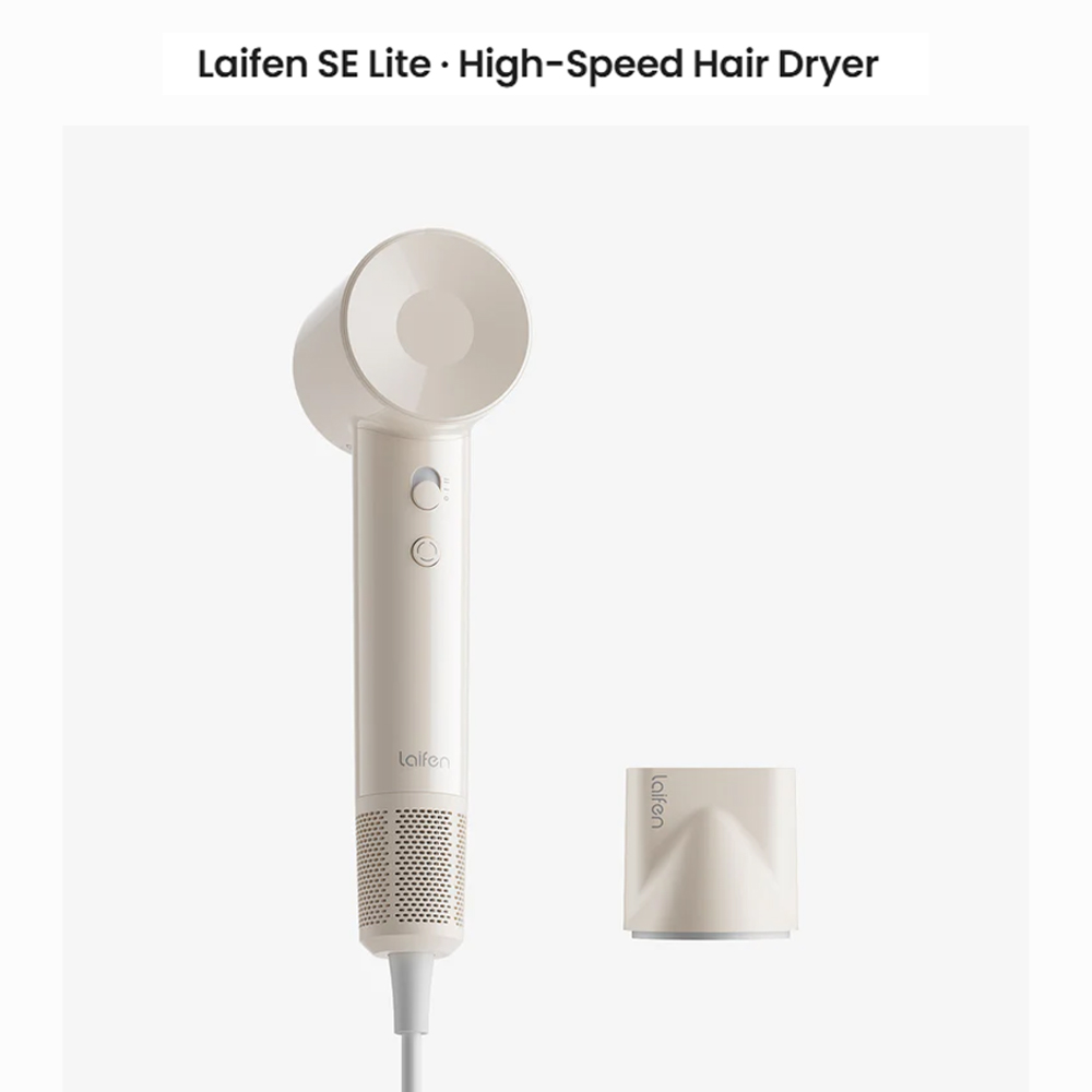 Laifen 1400W SE Lite Hair Dryer | Fast drying | 100,000 RPM motor | Intelligent temperature monitoring