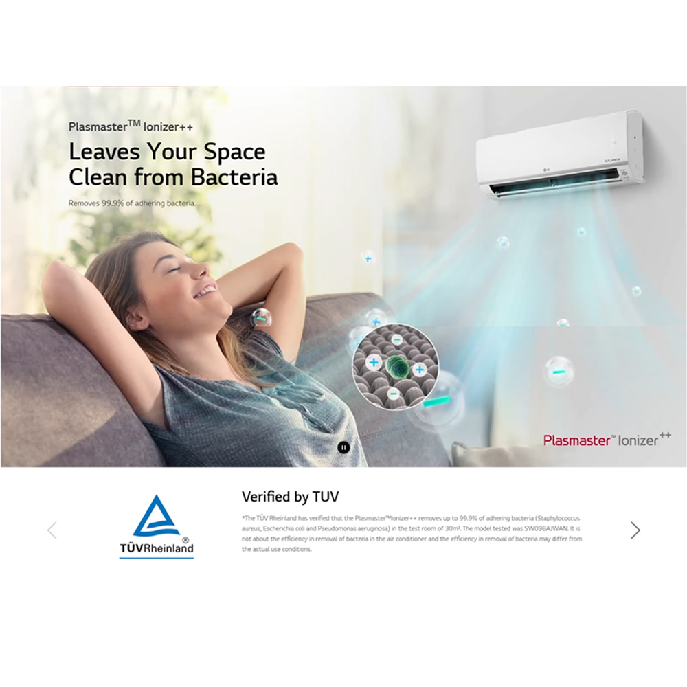 LG 1/1.5/2/2.5HP R32 Dual Inverter Wall Mounted Premium Air Conditioner with Ionizer and ThinQ Function | Save Energy | Smart Control