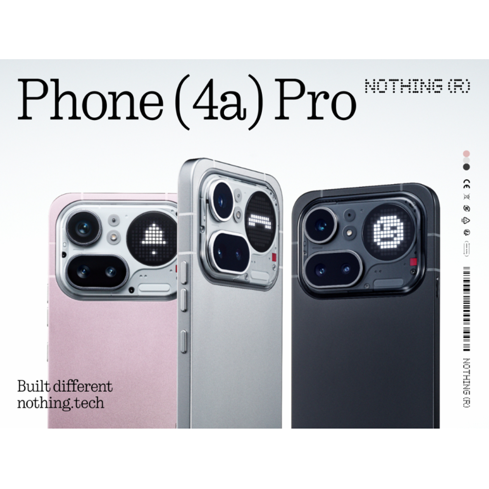 NOTHING Phone (4a) Pro 12GB+256GB | World’s first 140x ultra zoom* | 3 camera system with Sony sensor | Nothing OS with Essential AI tools