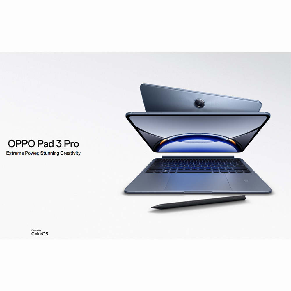 OPPO Pad 3 Pro | Snapdragon® 8 Gen 3 | 12.1" 3K ReadFit Screen | 67W SUPERVOOC Fast Charging