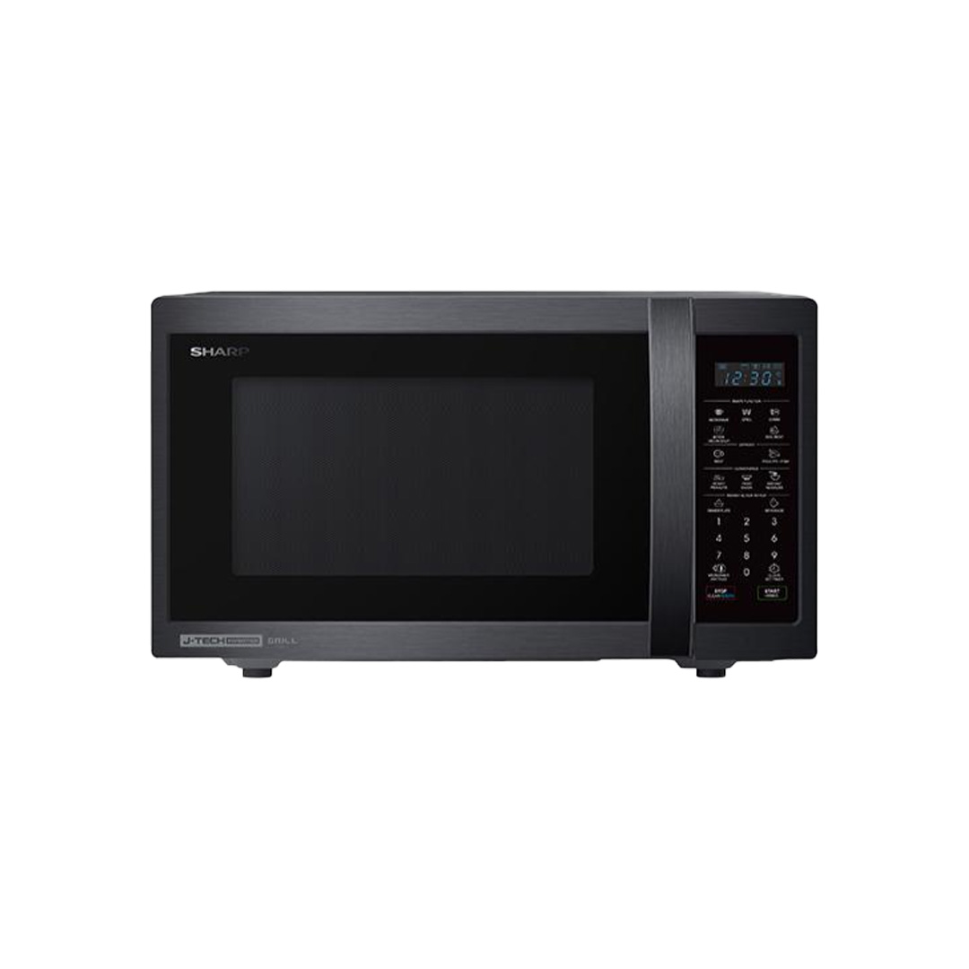 SHARP 28L Microwave Oven with Grill R759EBS | Auto Menu | Auto Defrost | Kitchen Timer | Child Lock | Energy Save Mode | Microwave Oven with 1 Year Warranty